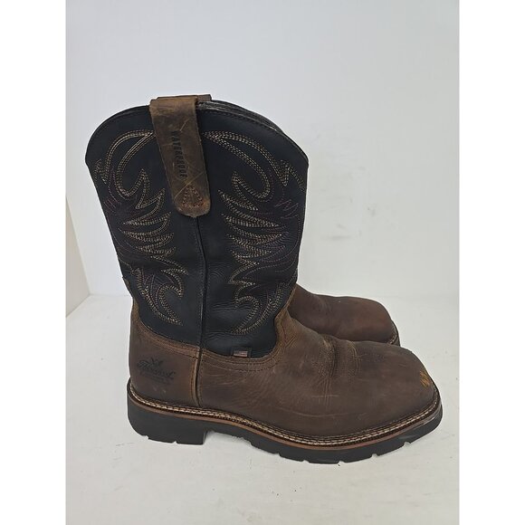 Thorogood Men's 11" Steel Toe WP Western Wellington Work Boot USA 804-4330 11 2E - Picture 2 of 6